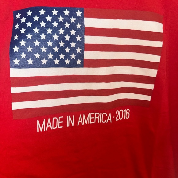 American flag t shirt, made in the USA, size large - Picture 2 of 4